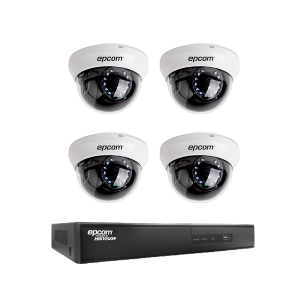 PAQUETE 1 (CCTV) 1 EV1004HDX Y 4 LD7TURBOW (No incluye accesorios)