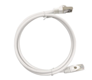 LP-STP6A050WH, Patch Cord Cat6A 10G blindado 0.5M ( 1.64 ft ) Blanco