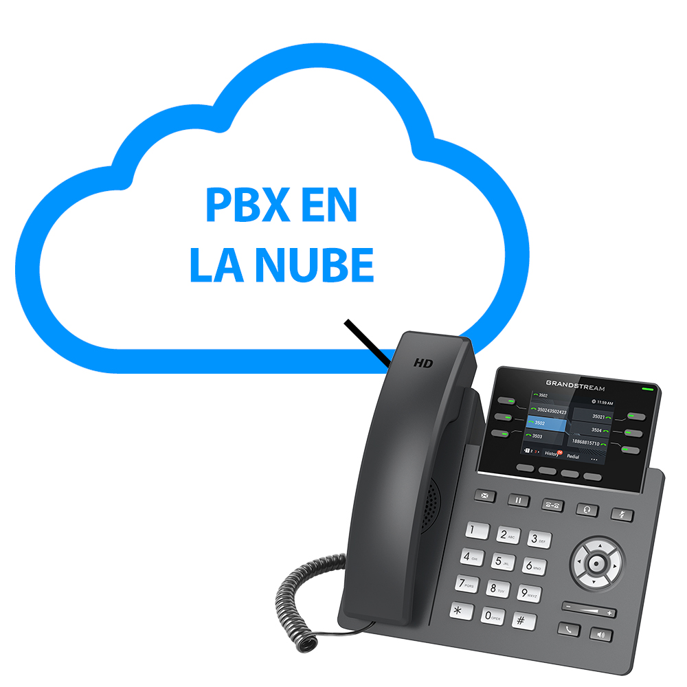 Ext-GRP2613, Extensión de PBX virtual en la nube con teléfono GRP2613