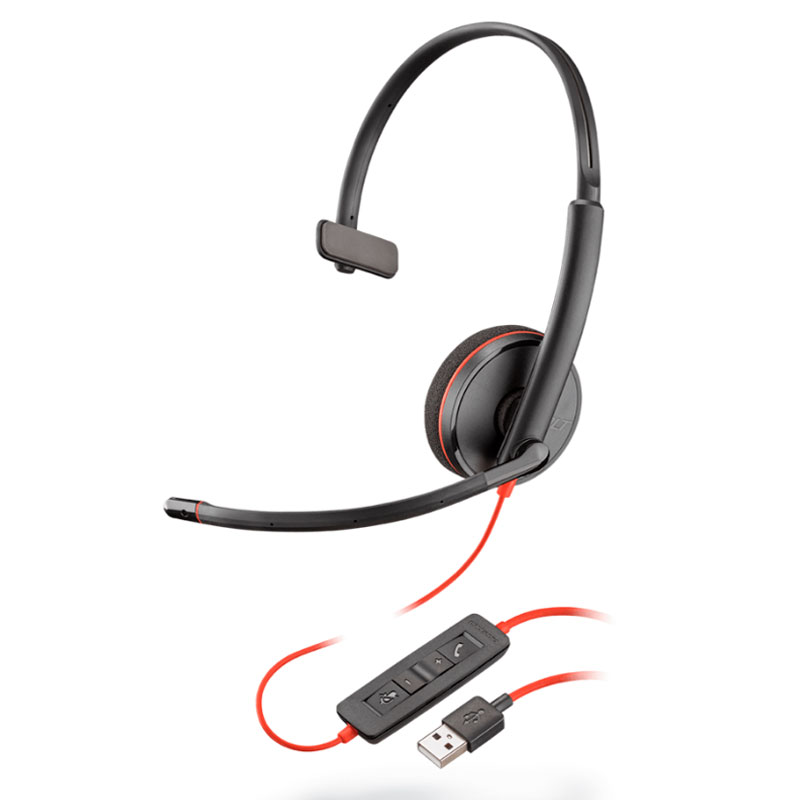 Blackwire C3210. Diadema Blackwire Monoaural USB