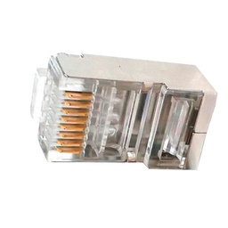 ​SBE-2401-8P8C-FTP, Plug RJ45 Cat.5e con blindage para  FTP 8 hilos