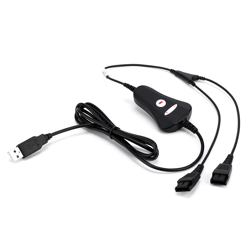 QD-Y-04, Cable adaptador de USB-A a dos QD Jabra