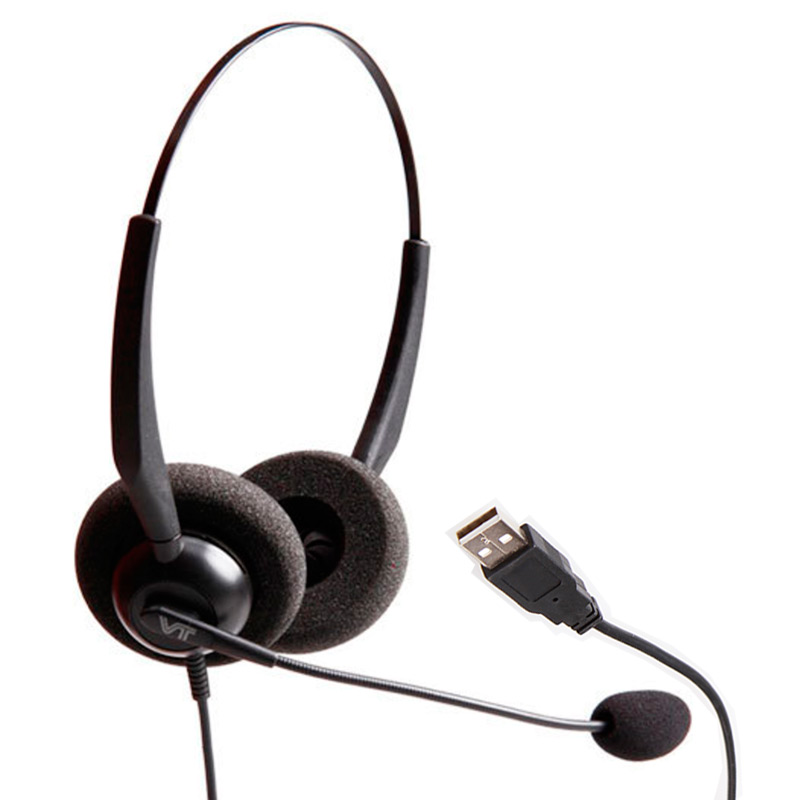 VT1000-Omni-USB-D, Diadema Binaural, Conector USB