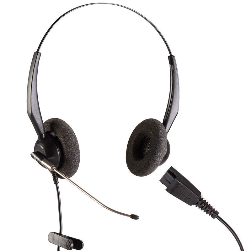 VT3000D-ST-QD, Diadema Binaural ST, Conector QD tipo Poly