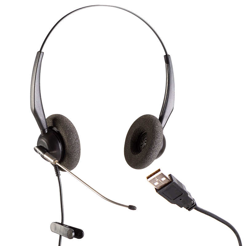 VT3000D-ST-USB, Diadema Binaural ST, Conector USB