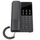 [GHP621] GHP621, Teléfono Hotelero IP Negro, 2 cuentas SIP 2 líneas, GDMS, soporta PoE