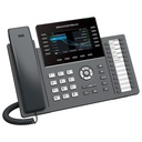 GRP2636, Teléfono IP HD Carrier-Grade, 6 cuentas SIP, 12 líneas, WiFi, Bluetooth, 24 teclas