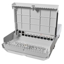 CRS310-1G-5S-4S+OUT, NetFiber 9, Ruteador/Switch exteriores, 1xGigaEth, 5xSFP 1Gbps, 4xSFP+ 10Gbps