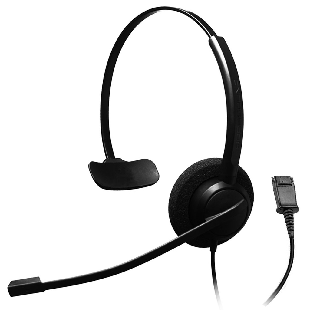 CRYSTAL 2731, Headset micrófono con cancelación de ruido y conexión QD (MONOAURAL)