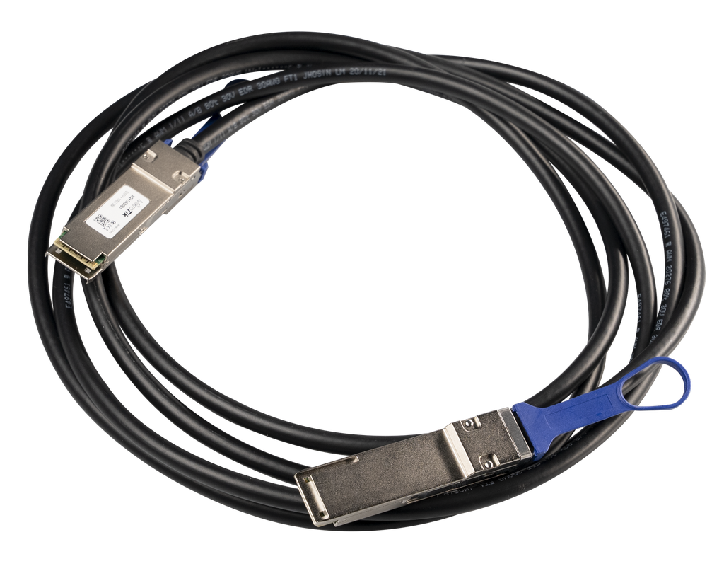 XQ+DA0003, cable de conexión directa 40/100 Gigabit QSFP28, 3 metros