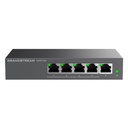 [GWN7700P] GWN7700P, Switch PoE No Administrable, 5 x GigaEth, 4 Puertos con PoE 802.3 af/at, 60w