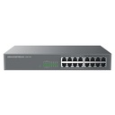 GWN7702P, Switch PoE No Administrable, 16 x GigaEth, 8 Puertos con PoE 802.3 af/at, 138w