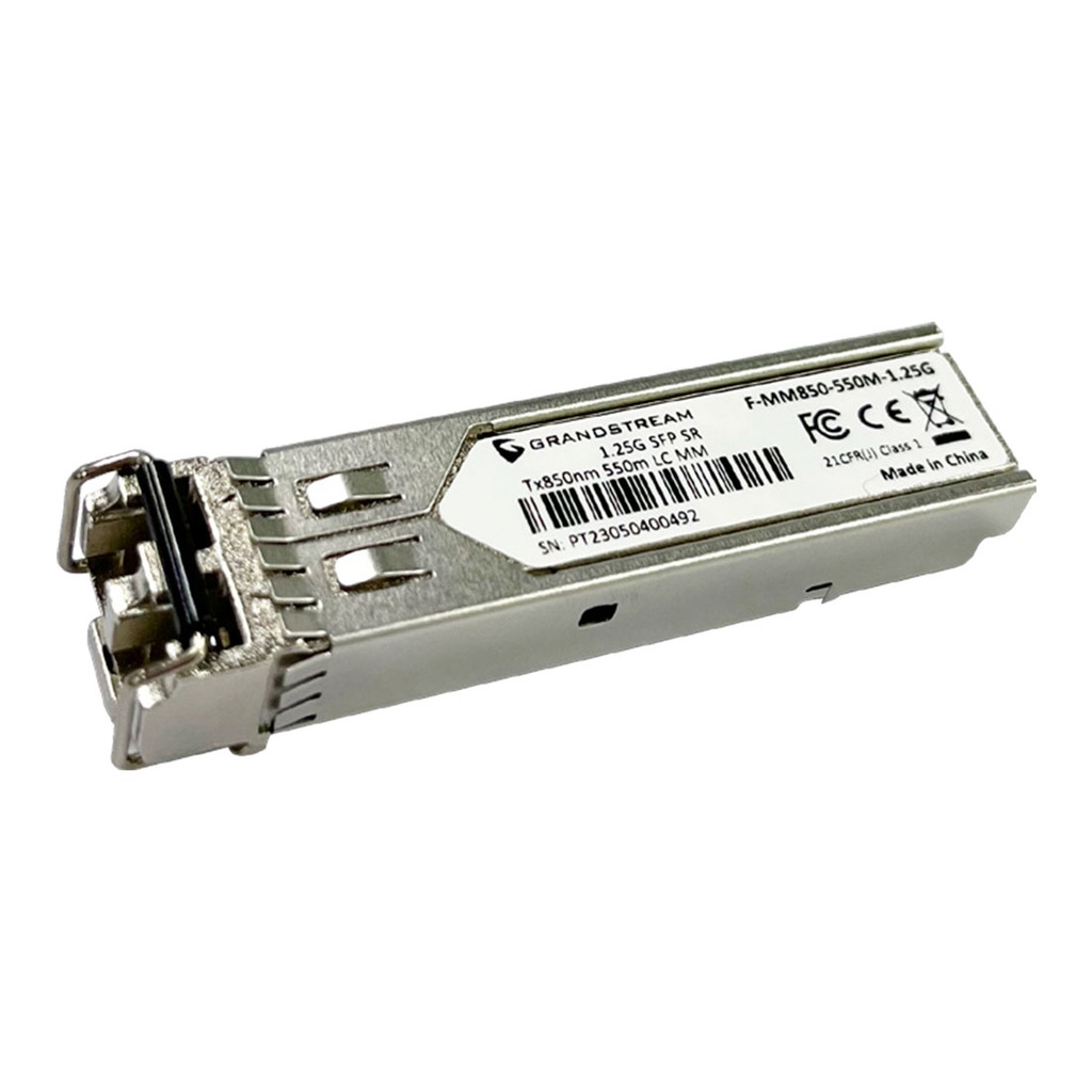 F-MM850-550M-1.25G, Módulo de Fibra Óptica multi-modo, 850nm, alcance 550m, 1.25Gbps