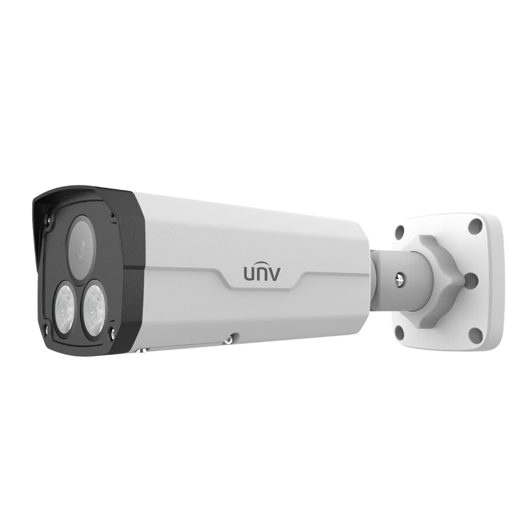 IPC2225SE-DF40K-WL-I0, Camara IP Bullet 5 MP, Lente 4mm, IR 30m, Exterior IP67, metálica IK10, Ultra265, Serie Prime III
