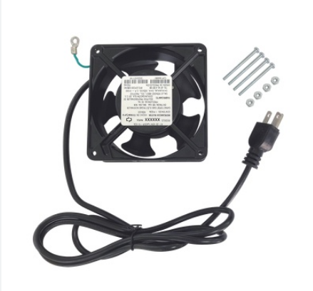 LP-VENT-BASIC, Ventilador 110 Vca de 12 x 12 cm con Cable y Clavija