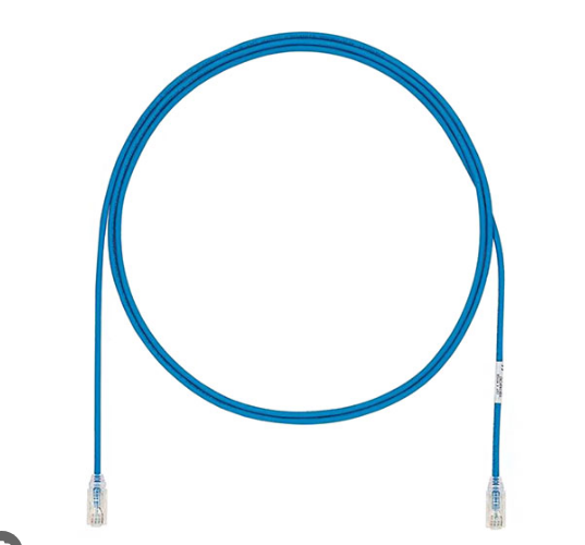 UTP28X10BU, Cable de Parcheo UTP Cat6A, CM/LSZH, Diámetro Reducido (28AWG), Color Azul, 10ft