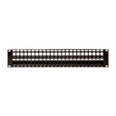 ​043-384/48/2U, Patch panel c/organizador posterior jacks vacio de 48 puertos
