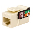 [352-V2712_AL] 352-V2712/AL, Jacks cat 6 almendra, 1Gb/s a 550mhz, 50 micras baño de oro, 750 inserciones plug jack, color almendra