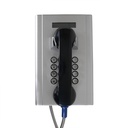 JR204-FK-SIP, Teléfono IP/SIP anti vandálico, acero pintado, LCD, 16 teclas, montaje en pared, 250x160x123mm