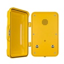 ​JR102-2B-SIP, Teléfono IP, intemperie IP67, manos libres 2 botones, SIP, PoE, Aluminio, para pared, 334x204x109mm