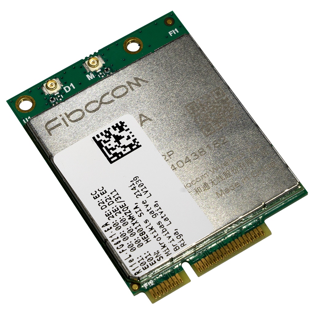 R11eL-FG621-EA, modem 4G CAT6 (LTE) para ranura mini-PCIe soporta Banda 28