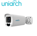 IPC-B315-APKZ, Cámara IP bullet UNIARCH, 5MP, ultra 265, lente motorizado de 2.8-12MM, micrófono integrado, con ranura para MicroSD, IR 50M, PoE AF, 12VCD, analítica human detection, IP67