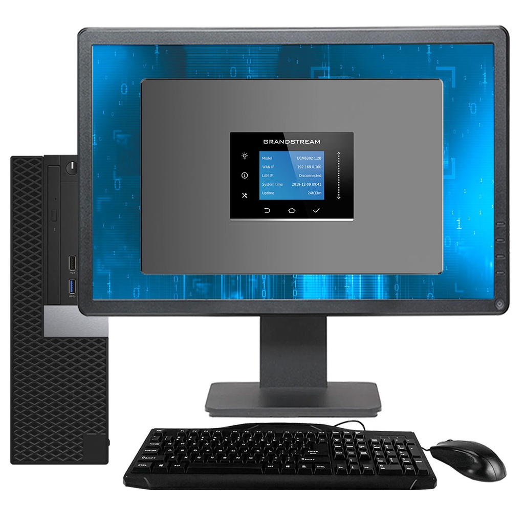 SOFTUCM-BASE, Software UCM, incluye 100 usuarios, 32 llamadas y suscripción anual.