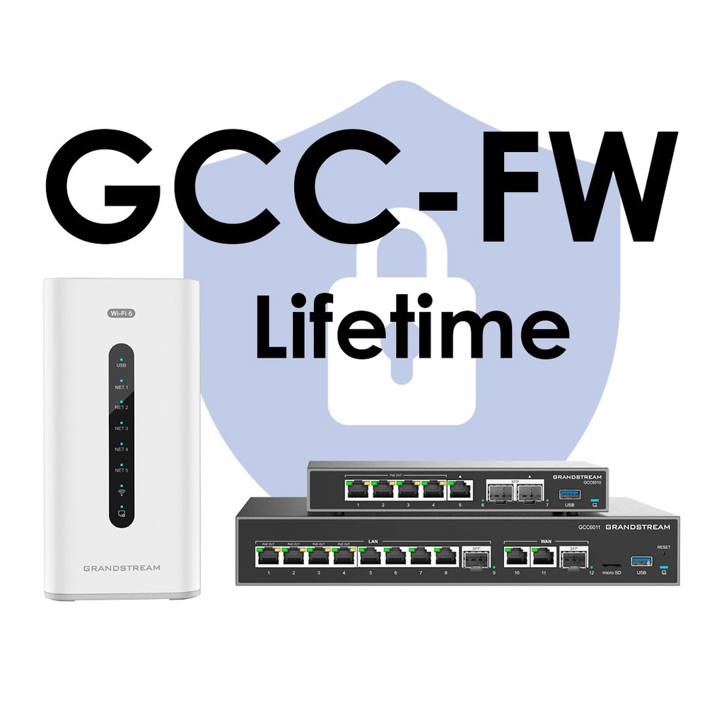 GCC-FW-LIFE-LICENSE, Paquete de actualización de seguridad de por vida