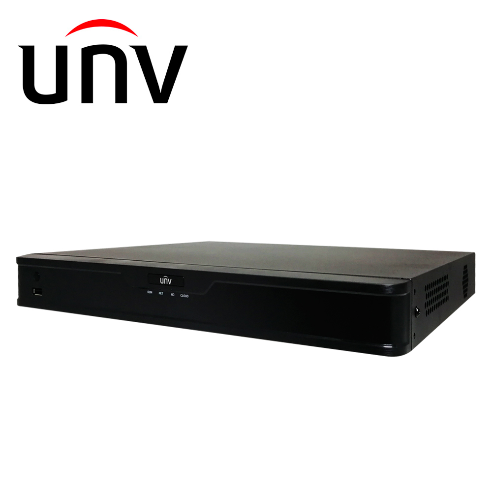 NVR302-16B-P16-IQ,Grabador de vídeo en red de 16 canales, 2 discos duros, 16 PoE, 1U