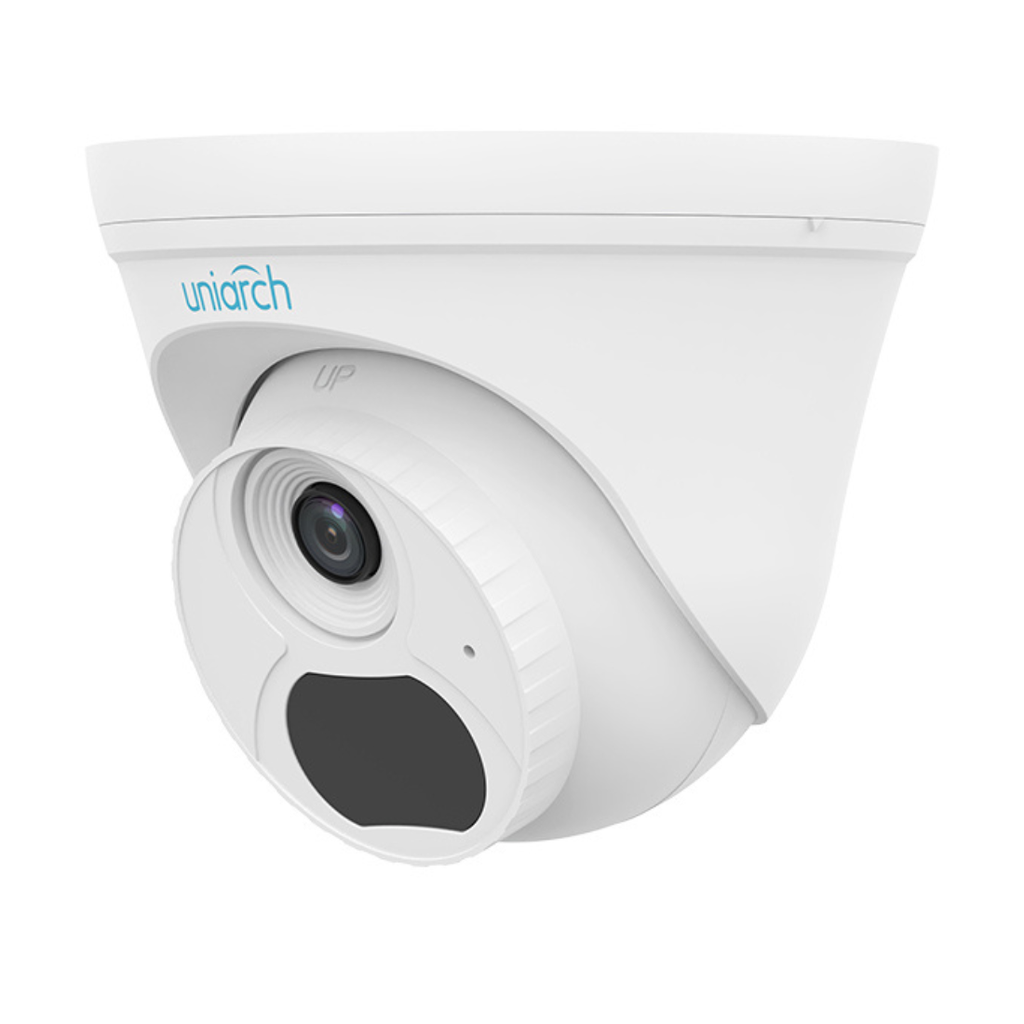 IPC-T132-AF28-ECO, Cámara IP Eyeball 2MP, Lente 2.8mm, IR 30m, Ultra 265, Micrófono, DWDR, ROI, ONVIF, PoE-af, para interiores