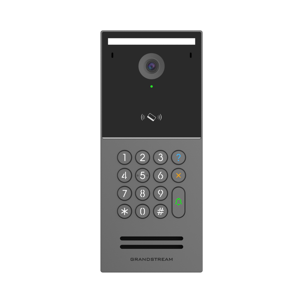 GDS3725, Video Portero SIP/VoIP 4MP, 15 teclas numéricas, Onvif, RFDI, Metálico, IP66, IK10, WDR 120dB, IR 5m, IA ISP, 2 relays, PoE/af ó 9-36Vcc