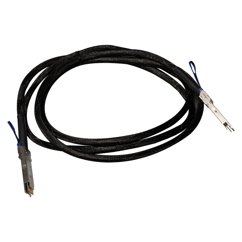 DDQ+DA0003, Cable de conexión directa QSFP-DD 400G, 3 m de longitud. Para conectividad directa entre dispositivos como el CRS812.