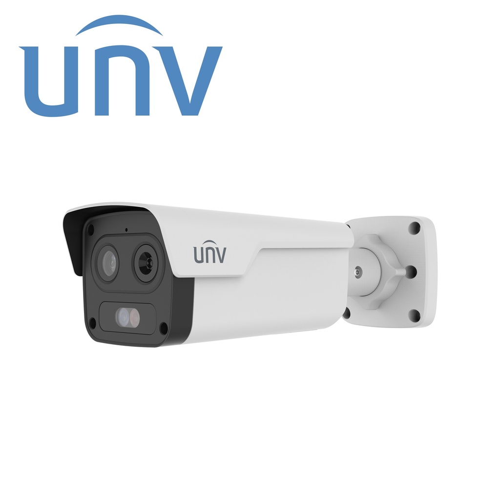 TIC2A32SA-F3-4F4AC-I1, Cámara IP Bullet, térmica de espectro dual, 4mp y lente de 4mm