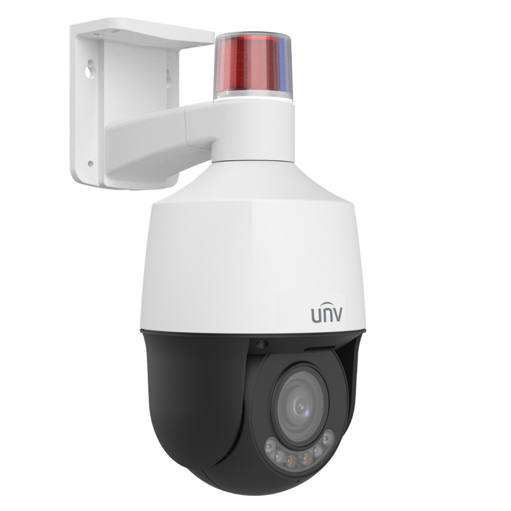 IPC6315LFW-AX5C-VG1, Camara IP Mini PTZ 5x, 5MP Exterior IP66, IR 50m, Micrófono, Bocina y Estrobo, Serie Easy