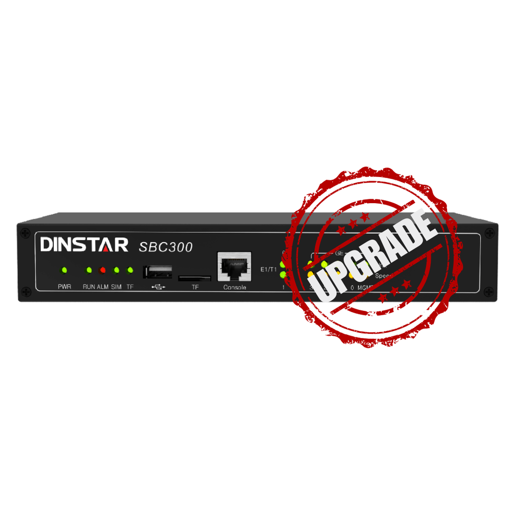 SBC300-UP-10, Licencia Upgrade para SBC30 con 10 sesiones SIP y 10 transcod adicionales. Máximo 50