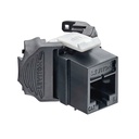 AX61U-GE6, Jack Cat6, para 26 a 22AWG, tool-free, PoE 90W, QuickPort, Color negro
