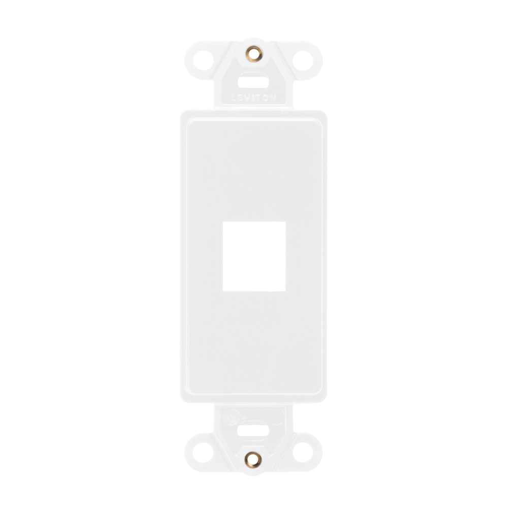 41641-00W, Inserto Decora con un puerto QuickPort, color blanco 