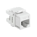 61110-RW6, Jack Cat6 EXTREME™, para 26 a 22AWG, remate 110, PoE 100W, QuickPort, Color blanco