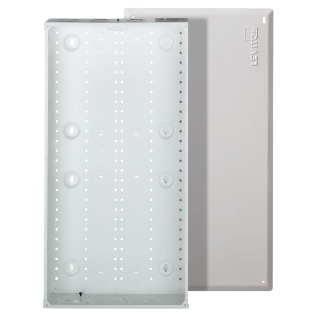 47605-28W, Caja y cubierta de montaje empotrado para STRUCTURED MEDIA™ de 28" (72 cm), metal, blanco