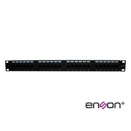 [ENS-PA24P5E] ENS-PA24P5E, Panel de parcheo remate 110 y 24 Jacks Cat 5e