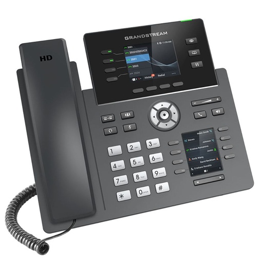 [GRP2614] GRP2614, Teléfono IP HD Carrier-Grade, 4 cuentas SIP, WiFi, Bluetooth, doble LCD