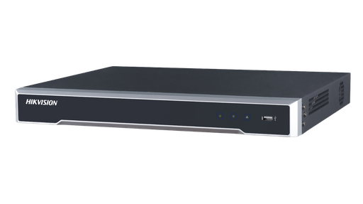 [DS-7616NI-K2-16P] DS-7616NI-K2/16P, NVR 8 Megapíxel (4K) / 16 canales IP / 16 Puertos PoE+ / 2 Bahías de Disco Duro / Switch PoE 300 mts / HDMI en 4K