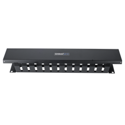 [LPCM-042U] LPCM-042U, Organizador de Cables Horizontal de 19" Metálico, 2 Unidades.