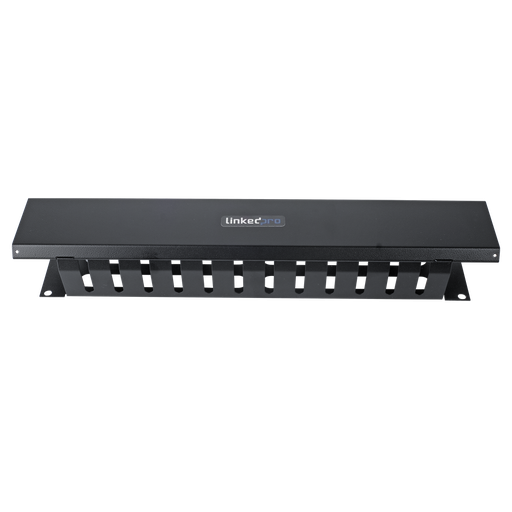[LPCM-042U] LPCM-042U, Organizador de Cables Horizontal de 19" Metálico, 2 Unidades.