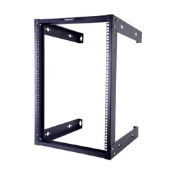 [LP-RAP-1916] LP-RAP-1916, Rack Abierto de 19" para Montaje en Pared de 16 Unidades.