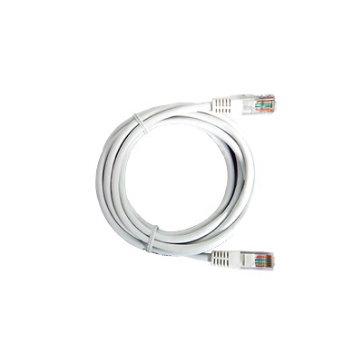 [LP-UT3-100-WH] LP-UT3-100-WH,Cable de parcheo UTP Cat5e - 1 m - blanco