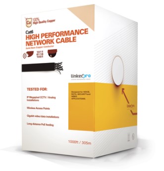 [PRO-CAT-6-PLUS] PRO-CAT-6-PLUS Categoría 6, 100% Cobre Bobina de cable de 305 metros