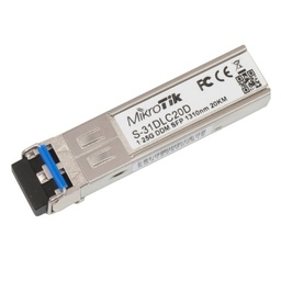 [S-31DLC20D] S-31DLC20D, Transceptor SFP Monomodo de 1.25G hasta 20kms