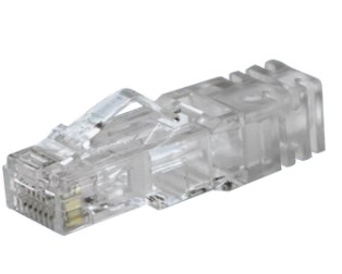 [SP688-C] SP688-C, plug RJ45 Cat6, chapeado en oro, 100 piezas
