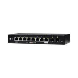 [ES-10X] ES-10X, EdgeSwitch 10X Administrable de 8 Puertos Gigabit, PoE Passthrough + 2 Puertos SFP